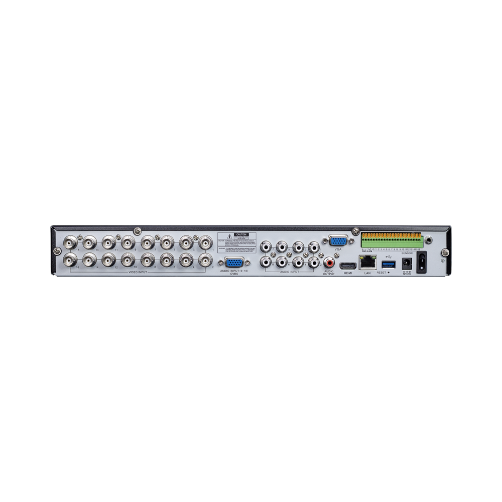 AVYCON - AVR-DSV516H-3T - (NDAA) All-in-One Hybrid H.265 5MP Lite DVR - 16 CHANNEL, 4K HDMI, VGA, CVBS, 16CH Audio, +4 IP, 3TB HDD Installed