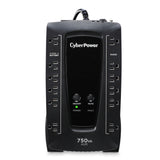 CYBERPOWER - AVRG750U - 750VA/450W, Simulated Sine Wave, NEMA 5-15P, 5 ft cord, 12 (6 surge, 6 surge + battery backup), PowerPanel Personal Edition software, 3 year warranty