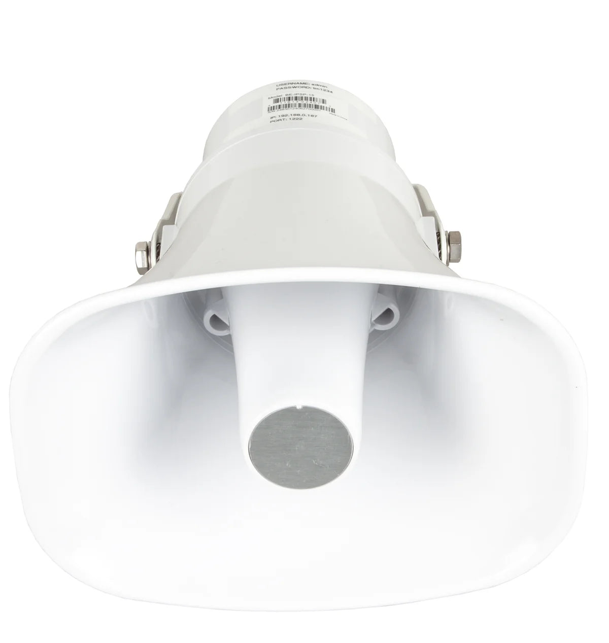 BOLIDE - BE-IPSP-15 - 15W IP Horn Speaker, 113dB Max SPL, Built-in 15W Amplifier, Supports Integration with VOIP Systems, IP67 Rated