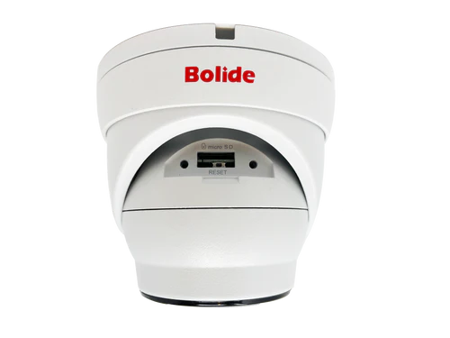 BOLIDE - BN9019/NDAA - H.265 8MP ( 4K ) 2.8mm Fixed Lens IP67 IR Eyeball Camera, POE, 12VDC, Micro SD Slot, IR Up to 90ft, Built-in Mic, NDAA Compliant