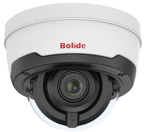 BOLIDE - BN9029AVAIRAI/NDAA - H.265 8MP ( 4K ) 2.7-13.5mm Motorized Lens Varifocal IP67 IK10 IR Vandal-proof Dome Camera, POE, 12VDC, SD Card Slot, Audio In/Out, Alarm In/Out, IR Up to 90ft, iPac AI Enabled with Facial Recognition System, NDAA Compli