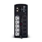 CYBERPOWER - BRG1000AVRLCD - 1000VA/600W Line Interactive UPS, Mini-tower, 10 Outlets, AVR, LCD, USB Charge Ports, Serial/USB, 5 Yr Warranty