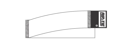 Rip-Tie - C-02 - One Inch Wide CableCatch, 1″ x 2″