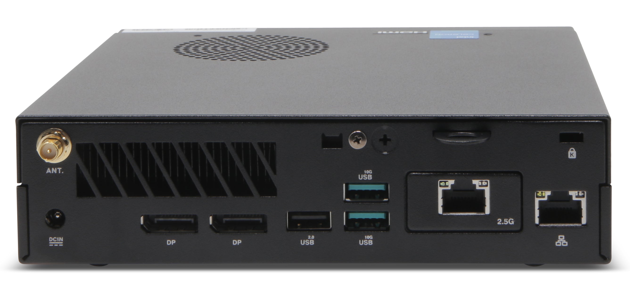 EXACQ - C2-00T-16SL - Live monitoring C-Series exacqVision 16 stream workstation (Single display support), 0TB storage. Linux Ubuntu 22.04 LTS OS on SSD, 8GB RAM, 1 X 1GbE, 1 x 2.5GbE, 8 x USB, 2 x DP, WiFi & BLE. Includes VESA mount kit, mouse and k
