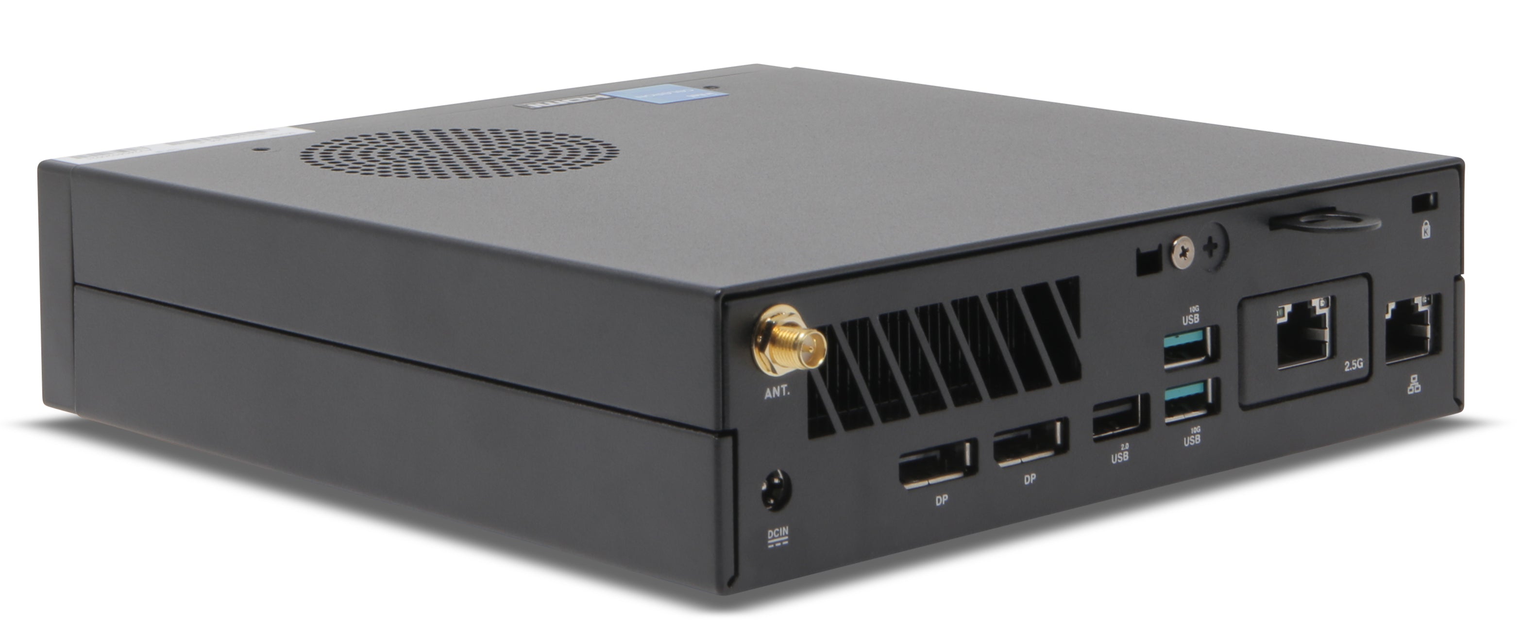 EXACQ - C2-00T-16SL - Live monitoring C-Series exacqVision 16 stream workstation (Single display support), 0TB storage. Linux Ubuntu 22.04 LTS OS on SSD, 8GB RAM, 1 X 1GbE, 1 x 2.5GbE, 8 x USB, 2 x DP, WiFi & BLE. Includes VESA mount kit, mouse and k