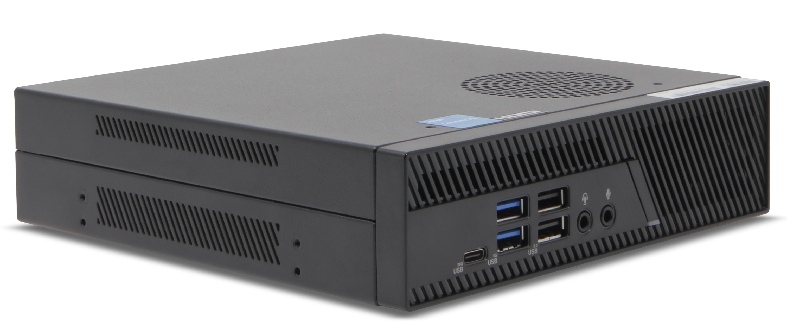 EXACQ - C2-00T-32SW - Live monitoring C-Series exacqVision 32 stream workstation (Dual display support), 0TB storage. Windows 10 IoT Ent LTSC OS on SSD, 16GB RAM, 1 X 1GbE, 1 x 2.5GbE, 8 x USB, 2 x DP, WiFi & BLE. Includes VESA mount kit, mouse and k