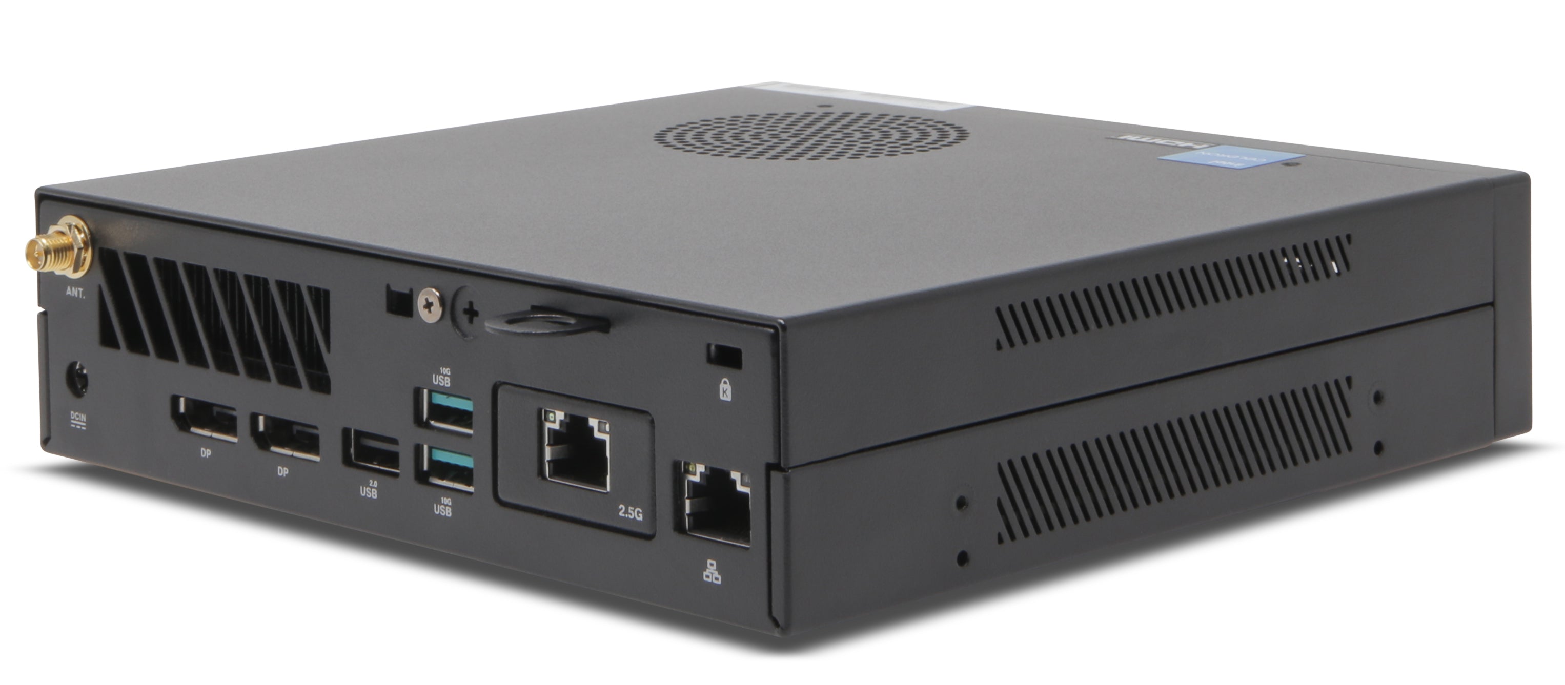 EXACQ - C2-01T-32SW - Live monitoring C-Series exacqVision 32 stream workstation (Dual display support), 1TB SSD storage. Windows 10 IoT Ent LTSC OS on SSD, 16GB RAM, 1 X 1GbE, 1 x 2.5GbE, 8 x USB, 2 x DP, WiFi & BLE. Includes VESA mount kit, mouse a