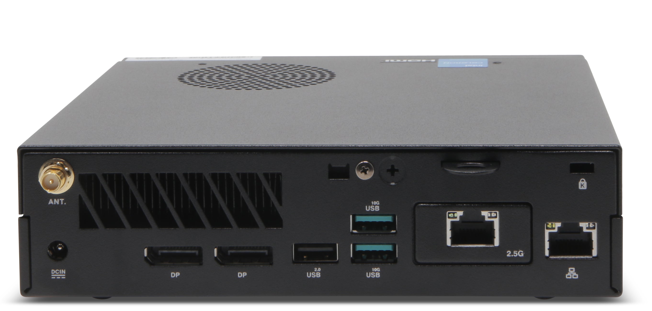 EXACQ - C2-01T-32SW - Live monitoring C-Series exacqVision 32 stream workstation (Dual display support), 1TB SSD storage. Windows 10 IoT Ent LTSC OS on SSD, 16GB RAM, 1 X 1GbE, 1 x 2.5GbE, 8 x USB, 2 x DP, WiFi & BLE. Includes VESA mount kit, mouse a
