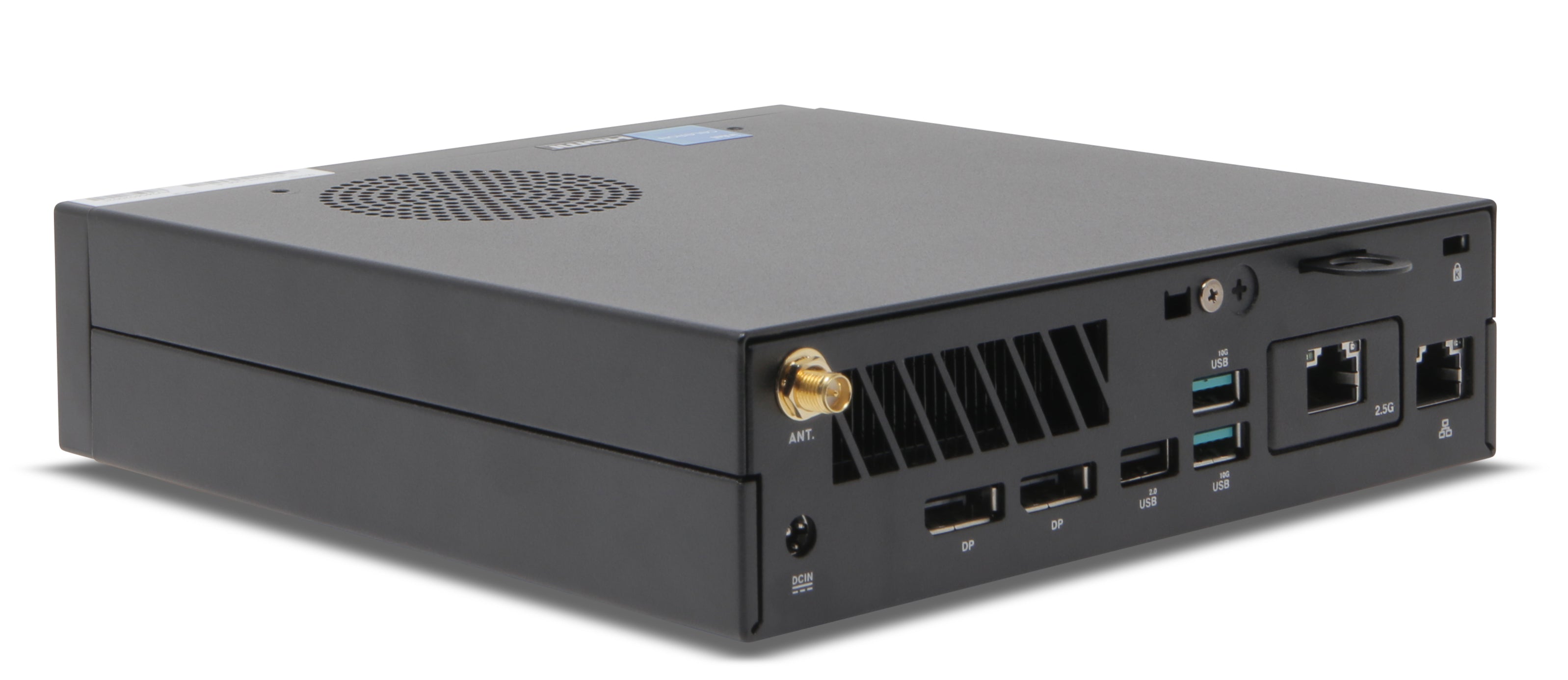 EXACQ - C2-01T-32SL - Live monitoring C-Series exacqVision 32 stream workstation (Dual display support), 1TB SSD storage. Linux Ubuntu 22.04 LTS OS on SSD, 16GB RAM, 1 X 1GbE, 1 x 2.5GbE, 8 x USB, 2 x DP, WiFi & BLE. Includes VESA mount kit, mouse an