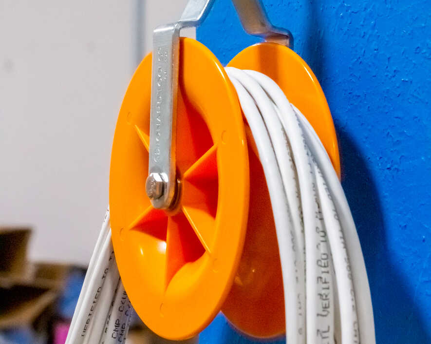 Jonard Tools - CP-475 - Pulley Set for Low Voltage Electrical, Network, & COAX Cables (Pack of 2)