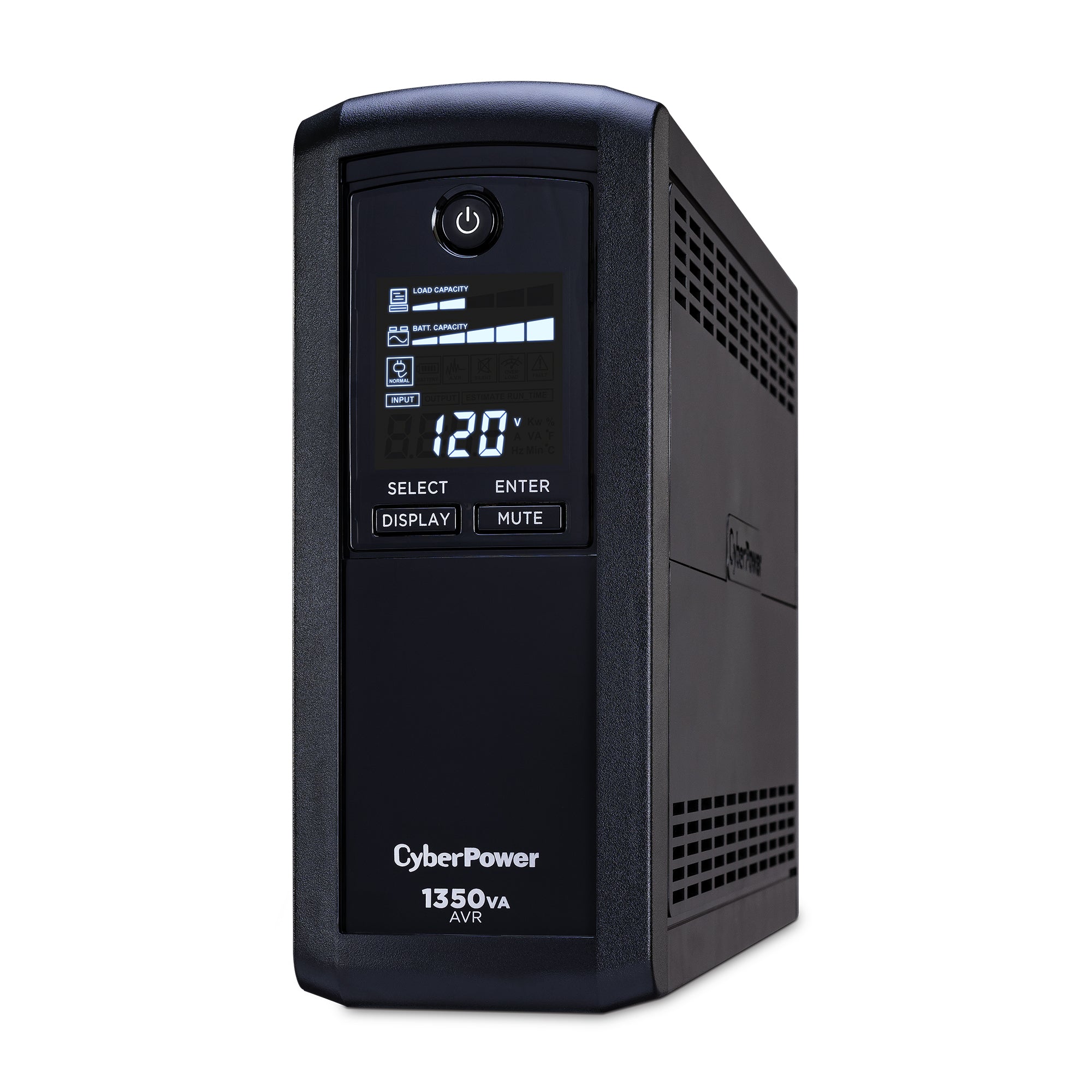 Cyber Power - CP1350AVRLCD - UPS SYSTEMS Intelligent LCD 1350VA/815W Line-Interactive