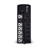 CYBERPOWER - CP1350PFCLCD - 1350VA/880W Line Interactive UPS, Sine Wave, Mini-tower, 12 NEMA 5-15R Outlets, NEMA 5-15P Plug w/5 Ft Cord, AVR, LCD, Serial/USB, 3 Yr Warranty