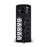 CYBERPOWER - CP850PFCLCD - 850VA/510W Line Interactive UPS, Sine Wave, Mini-tower, 10 NEMA 5-15R Outlets, NEMA 5-15P Plug w/5 Ft Cord, AVR, LCD, Serial/USB, 3 Yr Warranty