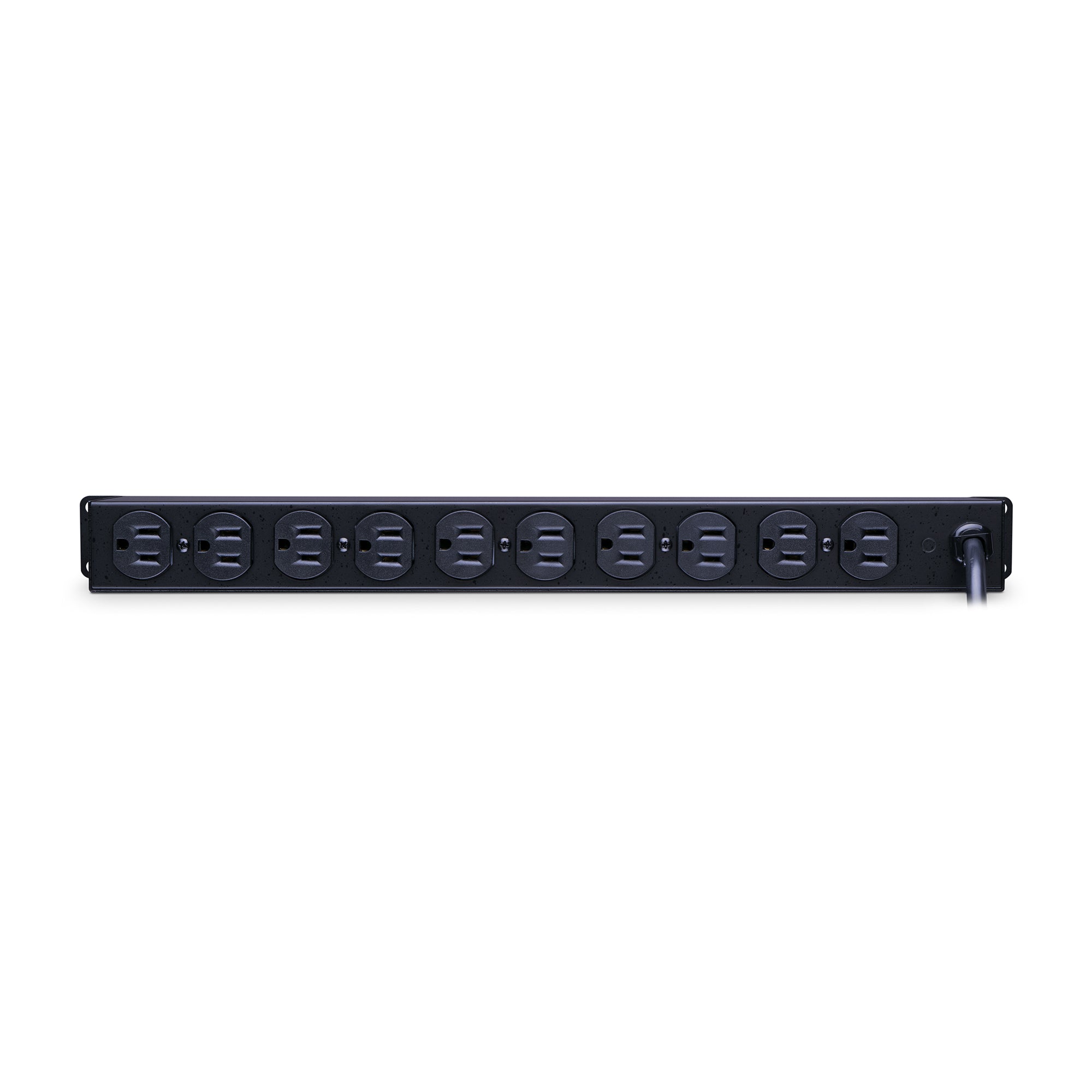 Cyber Power - CPS1215RM - 120 V, 50Hz/60Hz, NEMA 5-15P plug, 10 NEMA 5-15R, 1U Rackmount, 15 ft Cord