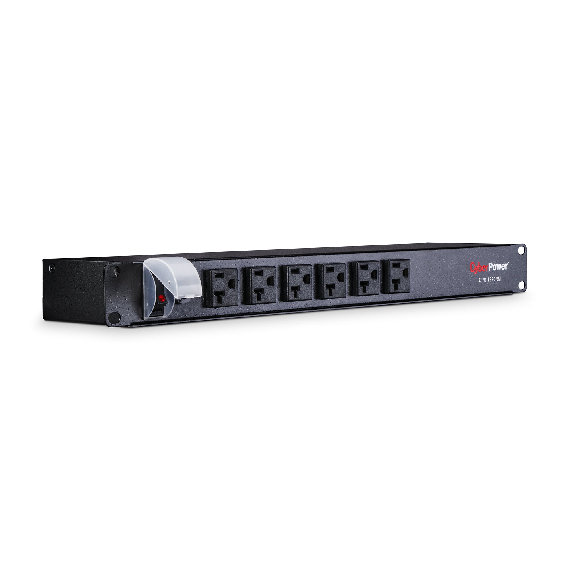 Cyber Power - CPS1220RM - 120 V, 50Hz/60Hz, NEMA 5-20P Plug, 12 NEMA 5-20R, 1U Rackmount, 15 ft Cord