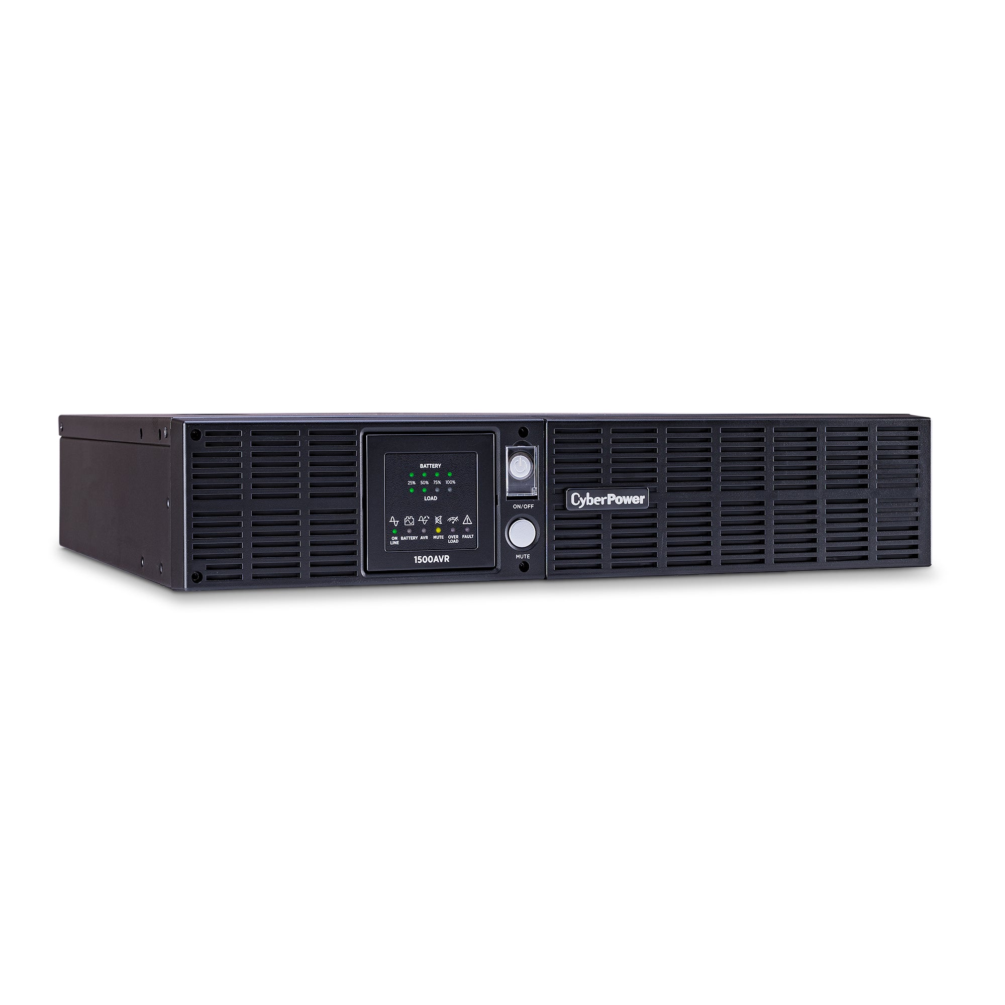 CYBERPOWER - CPS1500AVR - CyberPower 1500VA/900W Line-Interactive Rackmount UPS 8 Outlets, 3 Year Warranty, 1840 Joules