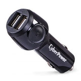 Cyber Power - CPTDC2U - DC, USB Power Source, 2 (2.1A shared) USB Ports, DC Plug, LED Power Indicator, 1 Year Warranty