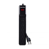 CYBERPOWER - CSB6012 - 1200 J, 125 V, NEMA 5-15P plug, 6 NEMA 5-15R, 12 ft cord, Limited lifetime warranty