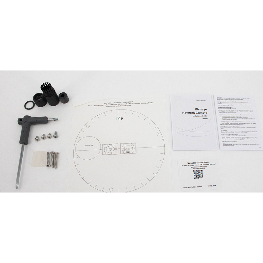 Dahua - DH-IPC-EBW81242N-AS-S2 - 12MP AI Network IR Fisheye