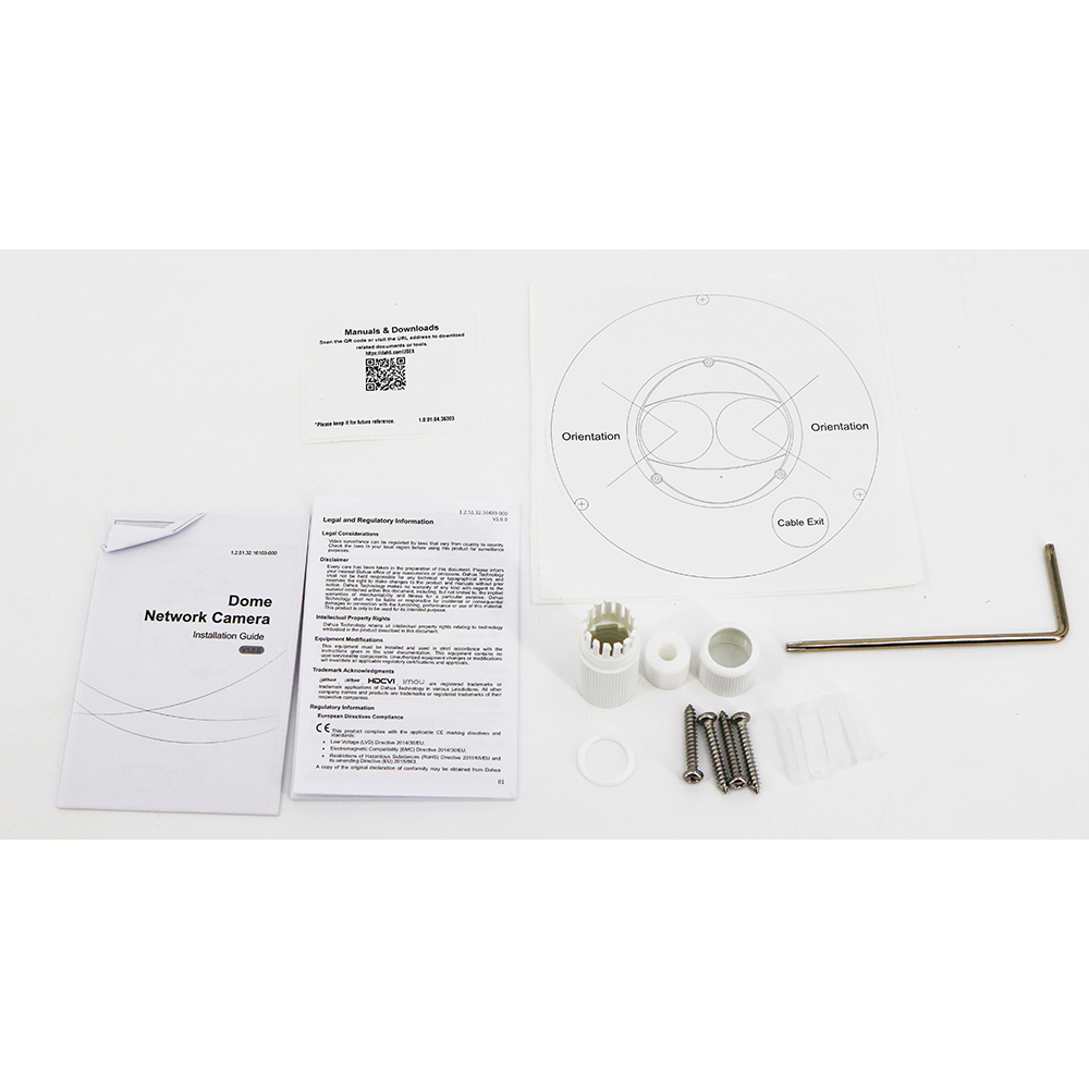 Dahua - DH-IPC-HDBW5441FN-AS-E2 - 2 x 4MP Enhanced Starlight IR Dual sensor Dome 2.8mm