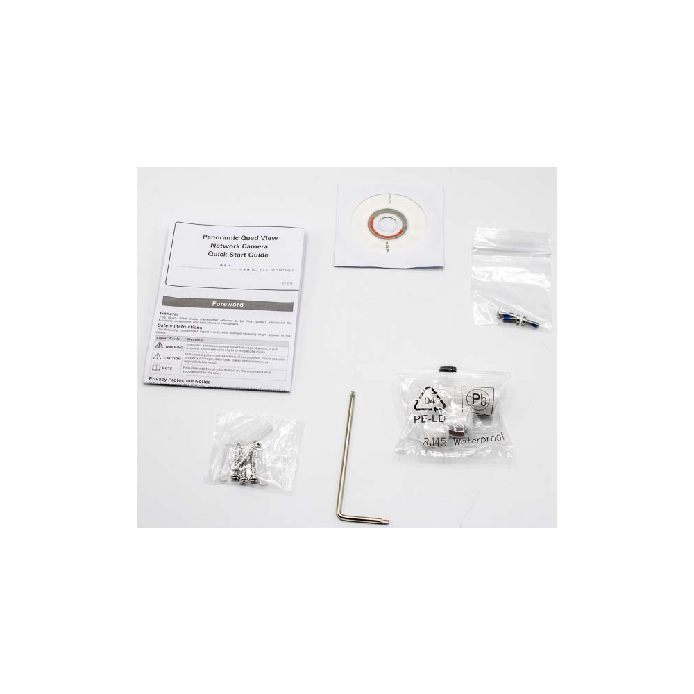 Dahua - DH-IPC-PDBW5831N-B360 - Multi-sensor 4x2MP IP Dome 2.7-12mm motorized IR