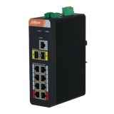 Dahua - DH-IS4210-8GT-120 - 8-Port L2 Managed Industrial Gigabit PoE Switch (PoE 2.0)