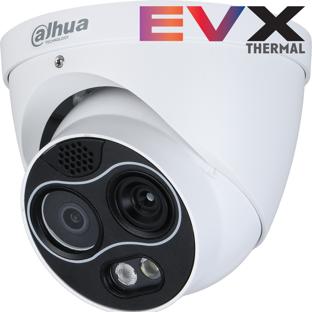 Dahua - DHI-TPC-DF1241-B7F8-S2 - EVX Thermal Network Mini Hybrid Eyeball Camera, Lite Series