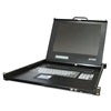 PLANET - DKVM-1716 - Drawer 16-Port Combo-free KVM Console with 17" LCD Display, 1280*1024, up to 128 PCs cascade