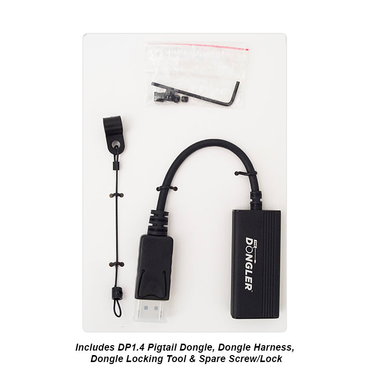 GoSimplyConnect - DO-D001 - SimplyAV - Display Port1.4 to HDMI 2.0b Pigtail Adapter Dongle - 1Ea/Bag