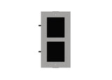 Hikvision - DS-KD-ACF2/S - Flush Mount 2 Mod
