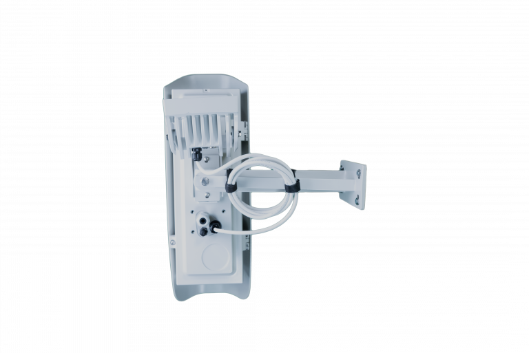 Hanwha - SHB-V-3200HPR - Outdoor enclosure with PoE+, IR and Wall mount for Box cameras. Compatible with most XNB and PNB Cameras. See complete camera compatibility list in the mount selection tool.