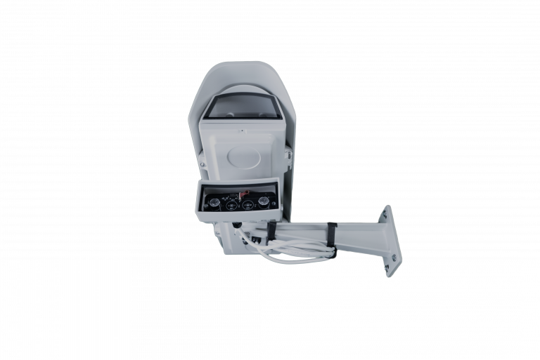 Hanwha - SHB-V-3200HPR - Outdoor enclosure with PoE+, IR and Wall mount for Box cameras. Compatible with most XNB and PNB Cameras. See complete camera compatibility list in the mount selection tool.