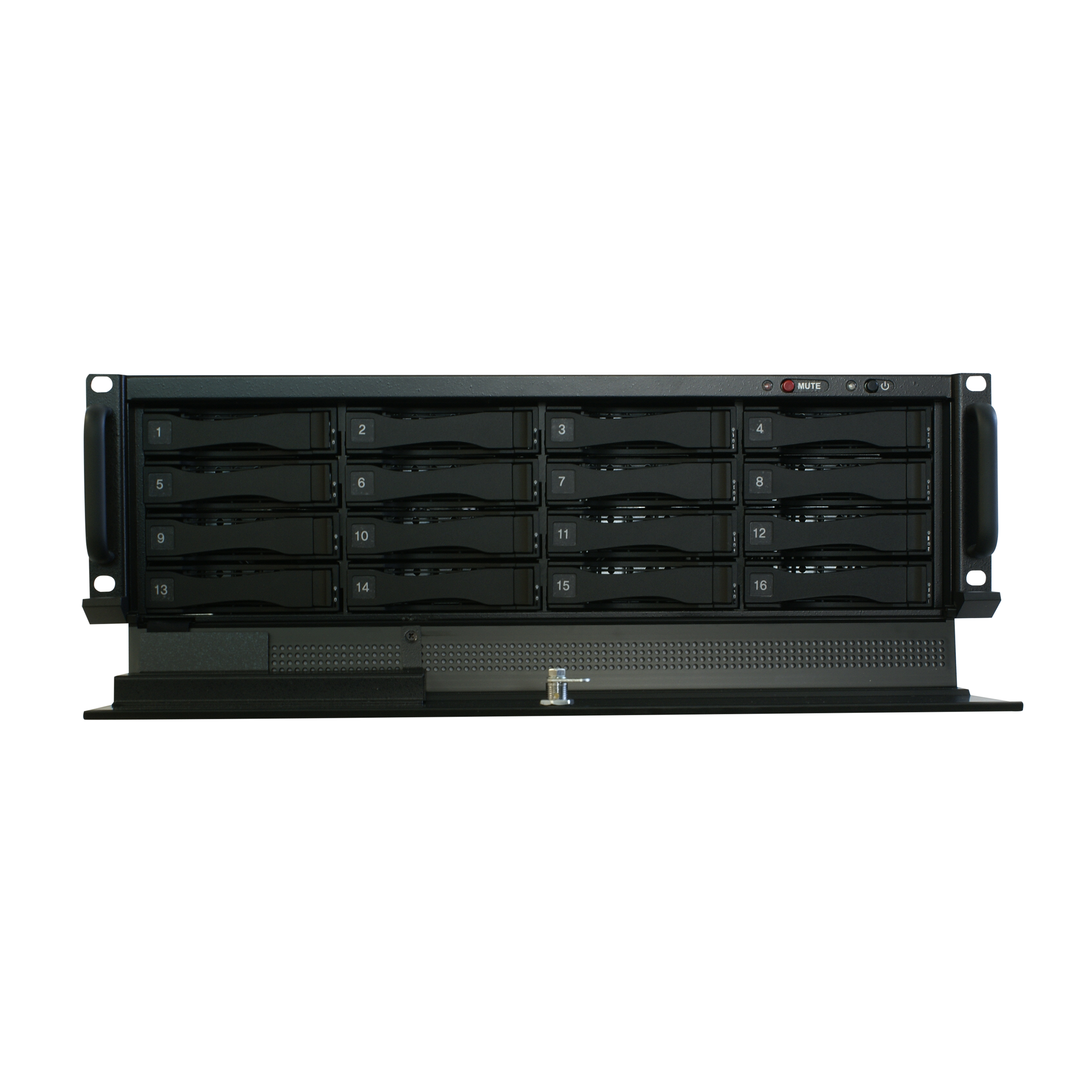 Digital Watchdog - DW-BJ16NAS80TR - Blackjack NAS 3U 16-bay chassis storage for Blackjack servers-70TB