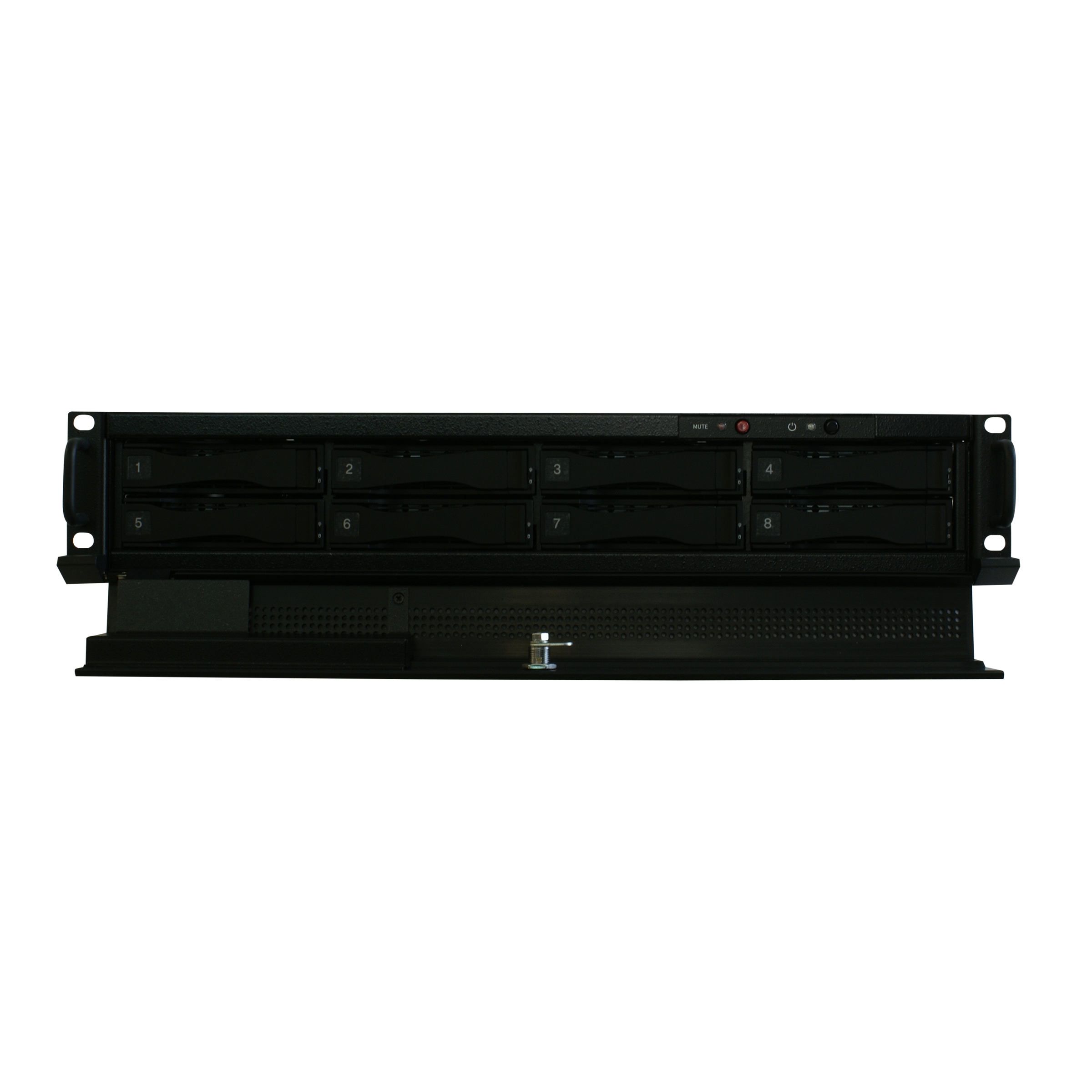 Digital Watchdog - DW-BJ8NAS80TR - Blackjack NAS 2U 8-bay chassis storage for Blackjack servers-70TB