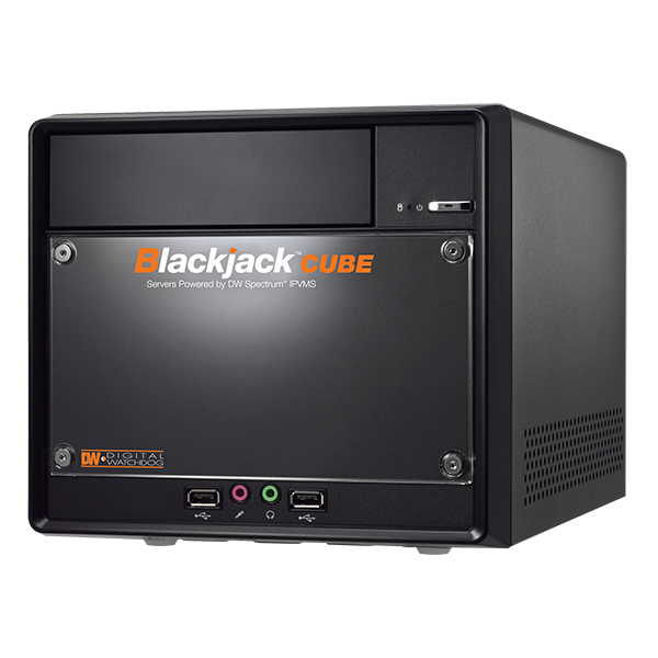 Digital Watchdog - DW-BJCUBE3T - Windows based Blackjack Cube NVR Powered by DW Spectrum IPVMS 3TB HDD