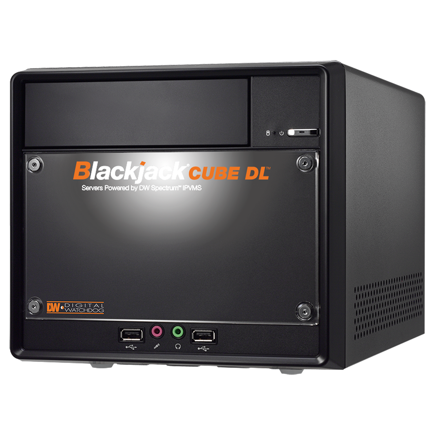 Digital Watchdog - DW-BJCUBE8T-DL - Windows based Blackjack Cube NVR Powered by DW Spectrum IPVMS 8TB HDD