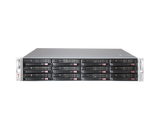Digital Watchdog - DW-BJER2U120T-LX - Blackjack E-RACK 2U 12-Bay Chassis, Linux 120TB