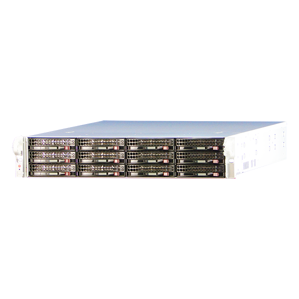 Digital Watchdog - DW-BJER2U60T-LX - Blackjack E-RACK 2U 12-Bay Chassis-50 TB