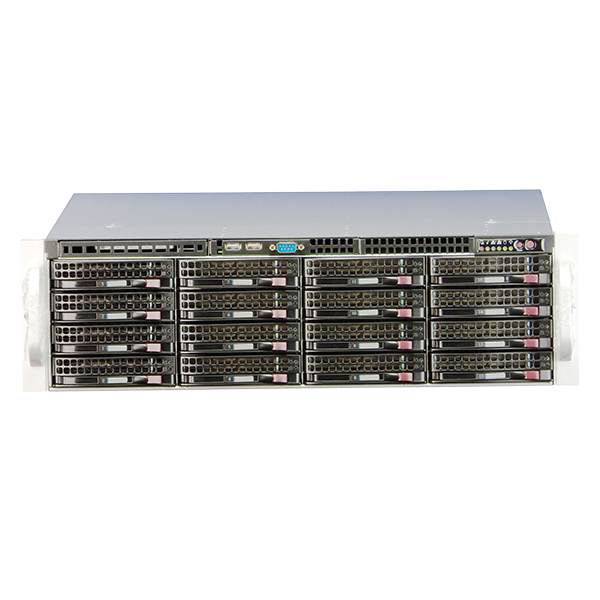 Digital Watchdog - DW-BJER3U80T-LX - Blackjack E-RACK 3U 16-Bay Chassis-70 TB