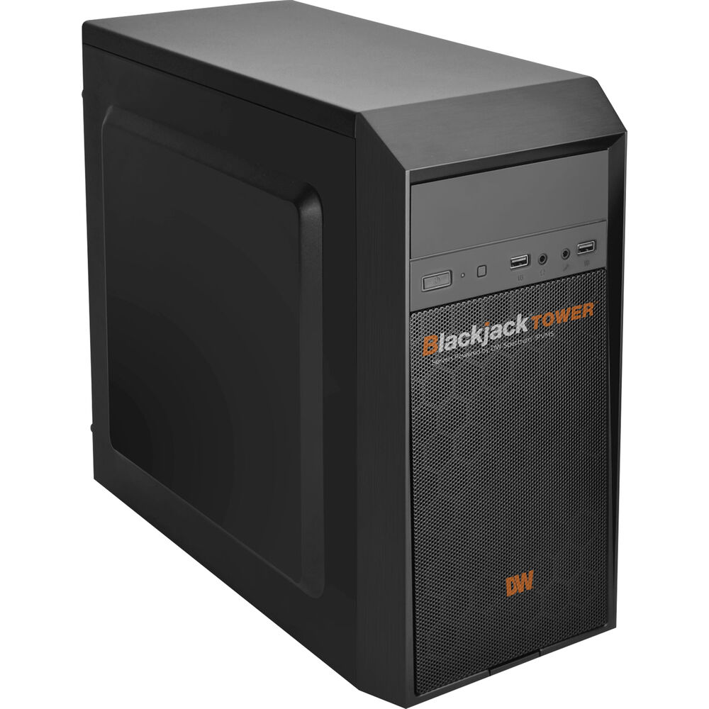 Digital Watchdog - DW-BJMT3120TLX - Blackjack Mid-Tower, Ubuntu Linux OS On SSD, 180MBPS Throughput, Intel I3, 8GB RAM, 20TB Storage, UL