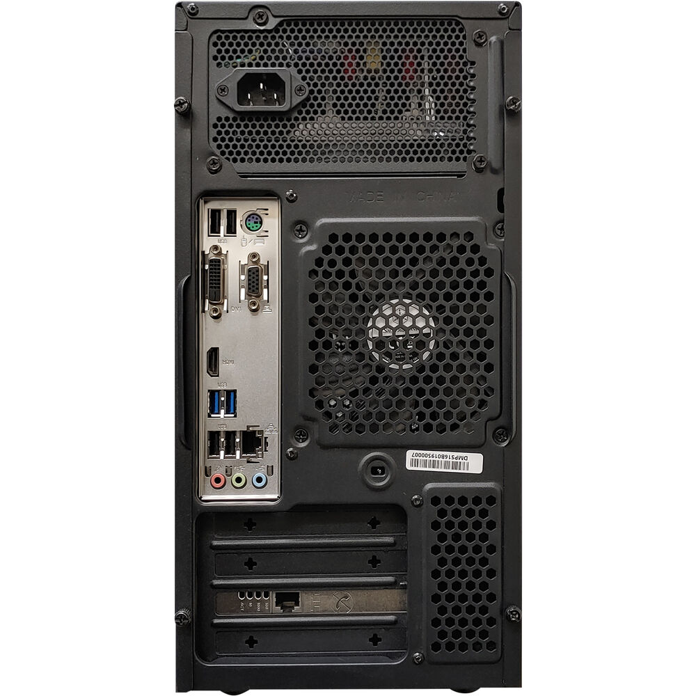 Digital Watchdog - DW-BJMT5130T - Blackjack Mid-Tower, Windows OS On SSD, 360MBPS Throughput, Intel I5, 16GB RAM, 30TB Storage, UL