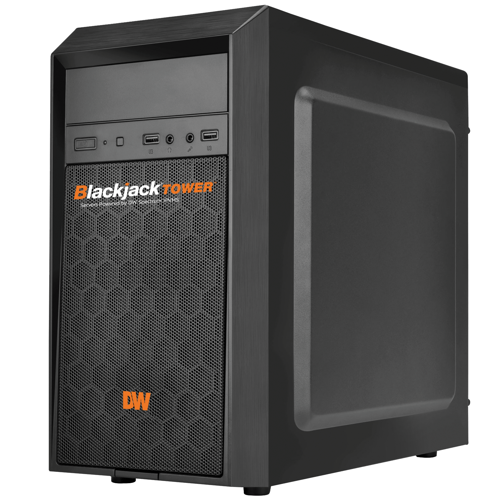 Digital Watchdog - DW-BJMT7112TS - Blackjack Tower Mid-Size Servers with Intel Core i7 Processor, Windows Server OS, 12TB