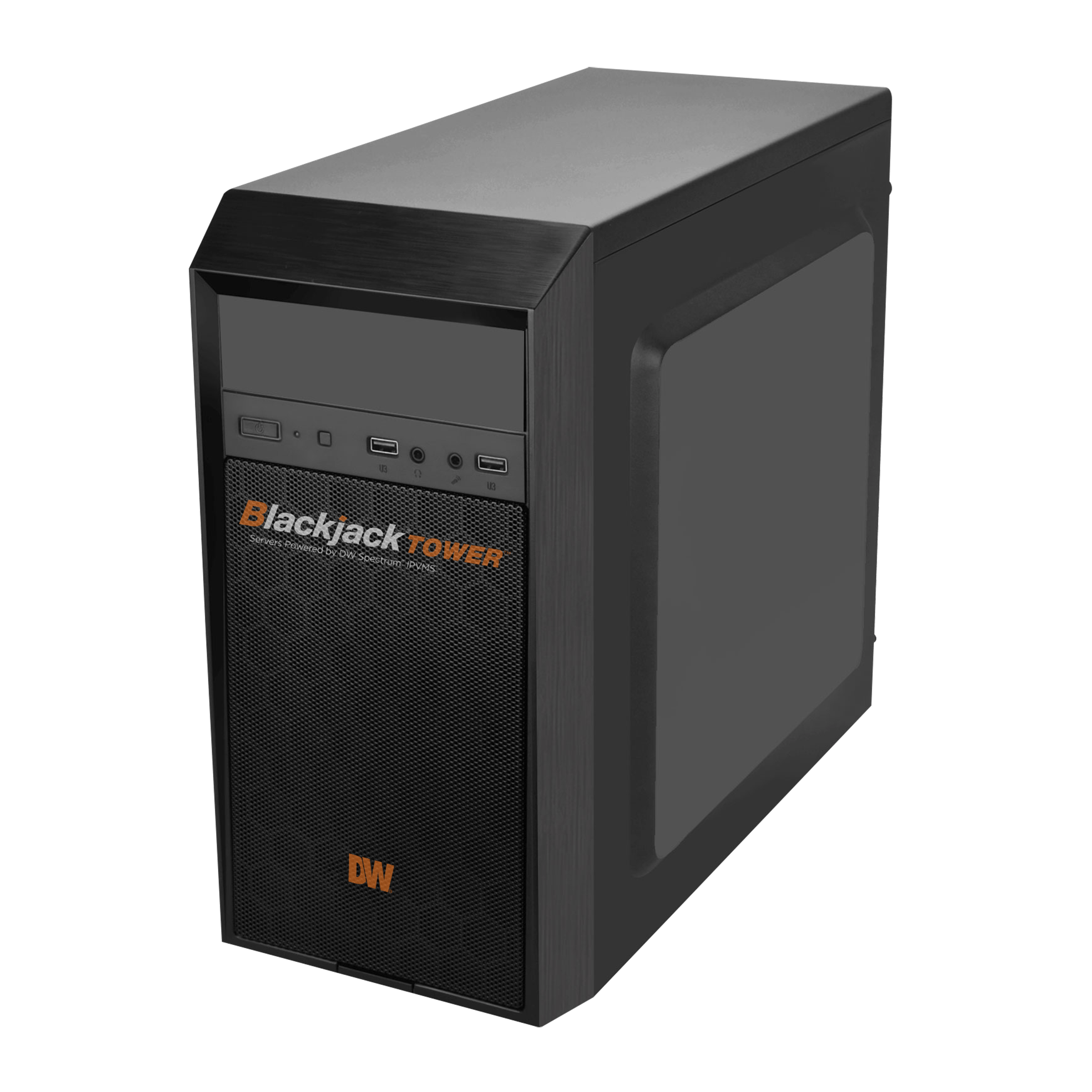 Digital Watchdog - DW-BJMT7124TS - Blackjack Tower Mid-Size Servers with Intel Core i7 Processor, Windows Server OS, 24TB