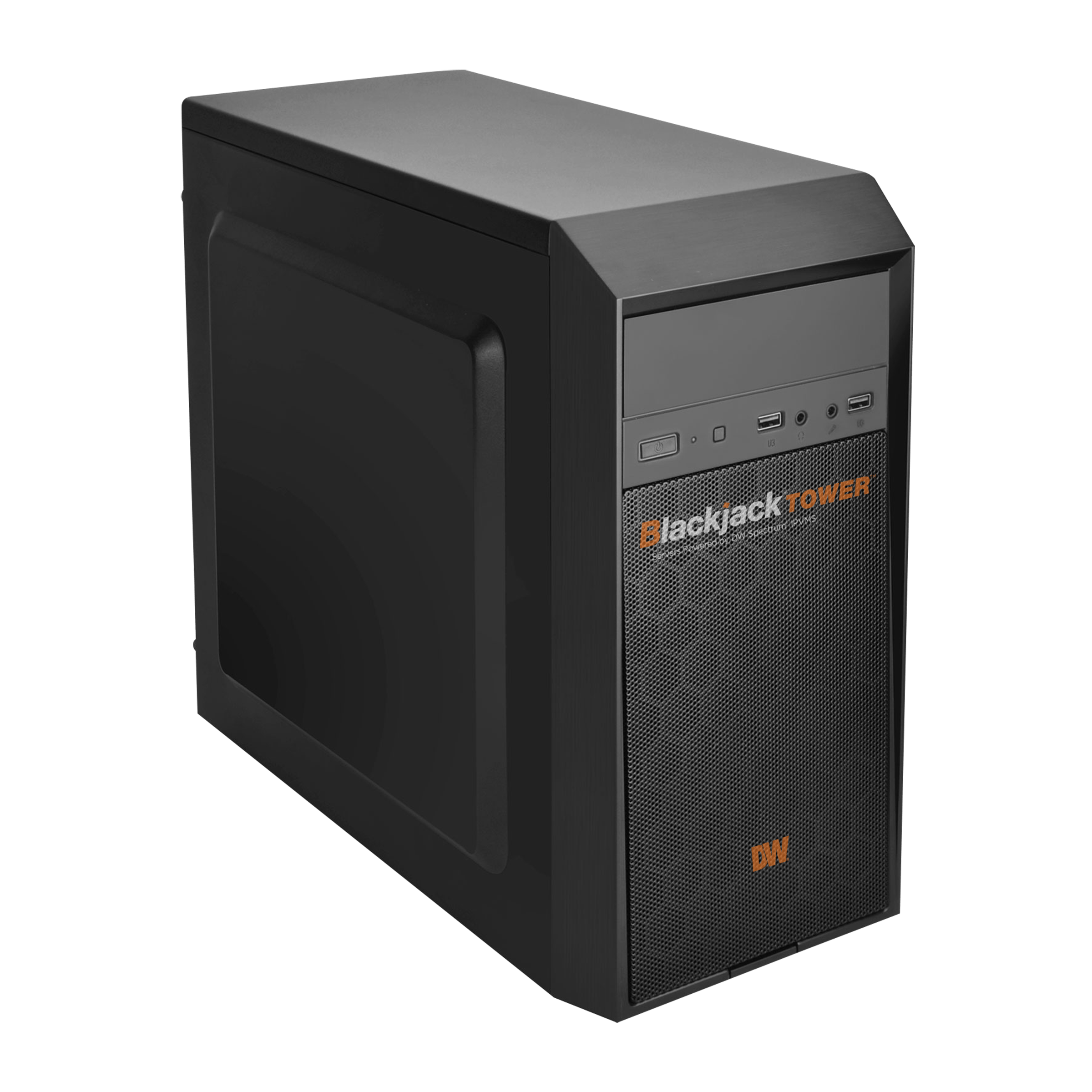 Digital Watchdog - DW-BJMT7116TS - Blackjack Tower Mid-Size Servers with Intel Core i7 Processor, Windows Server OS, 16TB