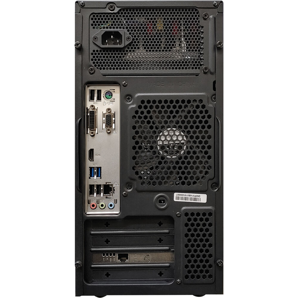 Digital Watchdog - DW-BJMT7116T - Blackjack Mid-Tower, Windows OS On SSD, 480MBPS Throughput, Intel I7, 16GB RAM, 16TB Storage, UL
