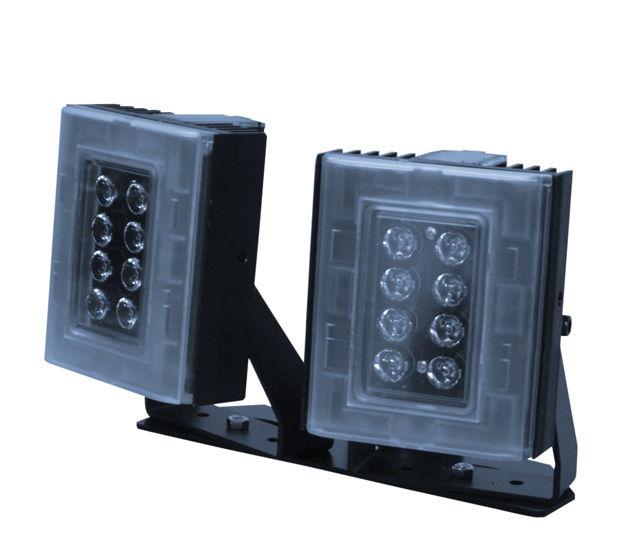 Digital Watchdog - DW-ILIRIP850 - High Performance 850nm Infra-red Illuminator, High Power Dual Core LEDs, with 614' coverage distance. Interchangeable lens packs to deliver a variety of angles out of the box. Built in web browser interface for easy 