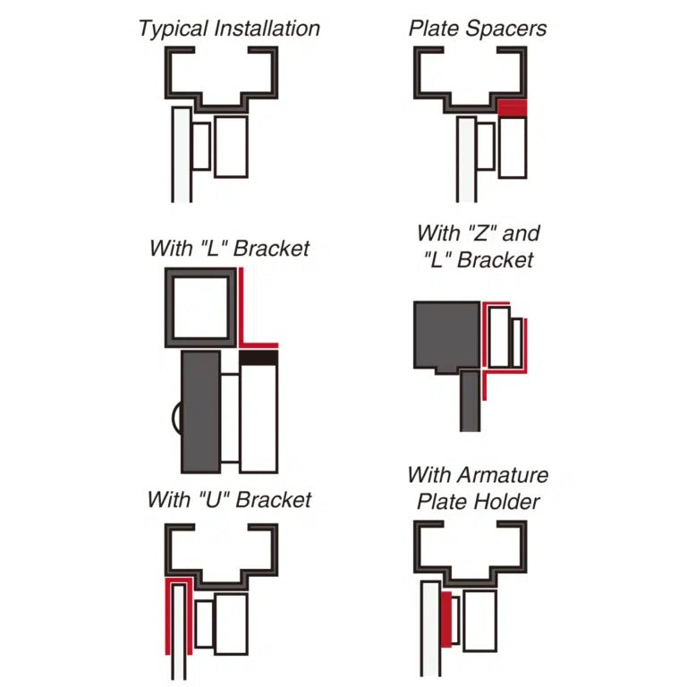 SECO-LARM - E-941SA-600 - Single-door Electromagnetic Lock With 600-lb (272Kg) Holding Force 12 Or 24 Vdc Operation