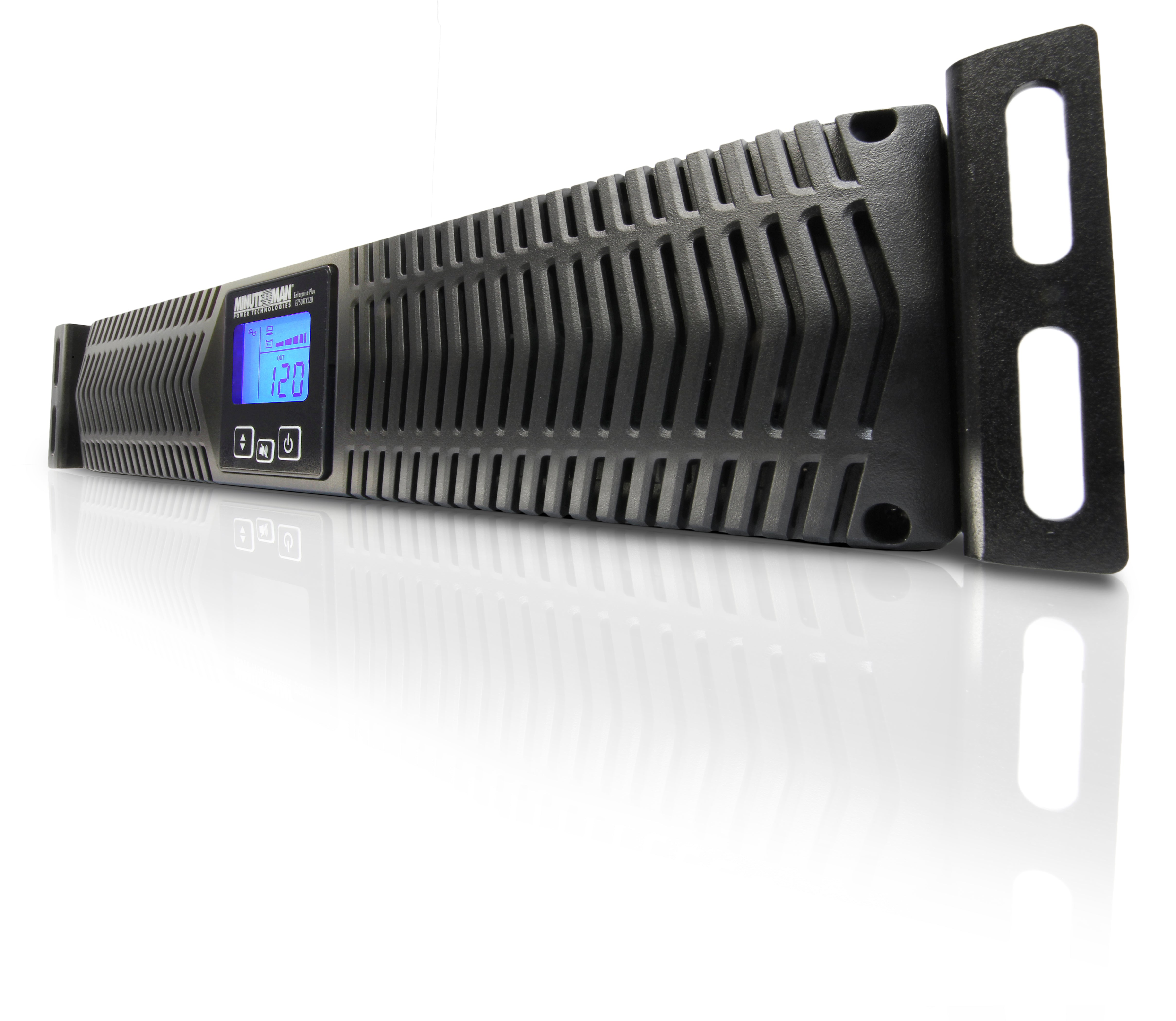 Minuteman - E1500RTXLT2UNC - EnterprisePlus LCD Series true sine wave, extended runtime, line-interactive UPS, rack/tower/optional wallmount, LCD display