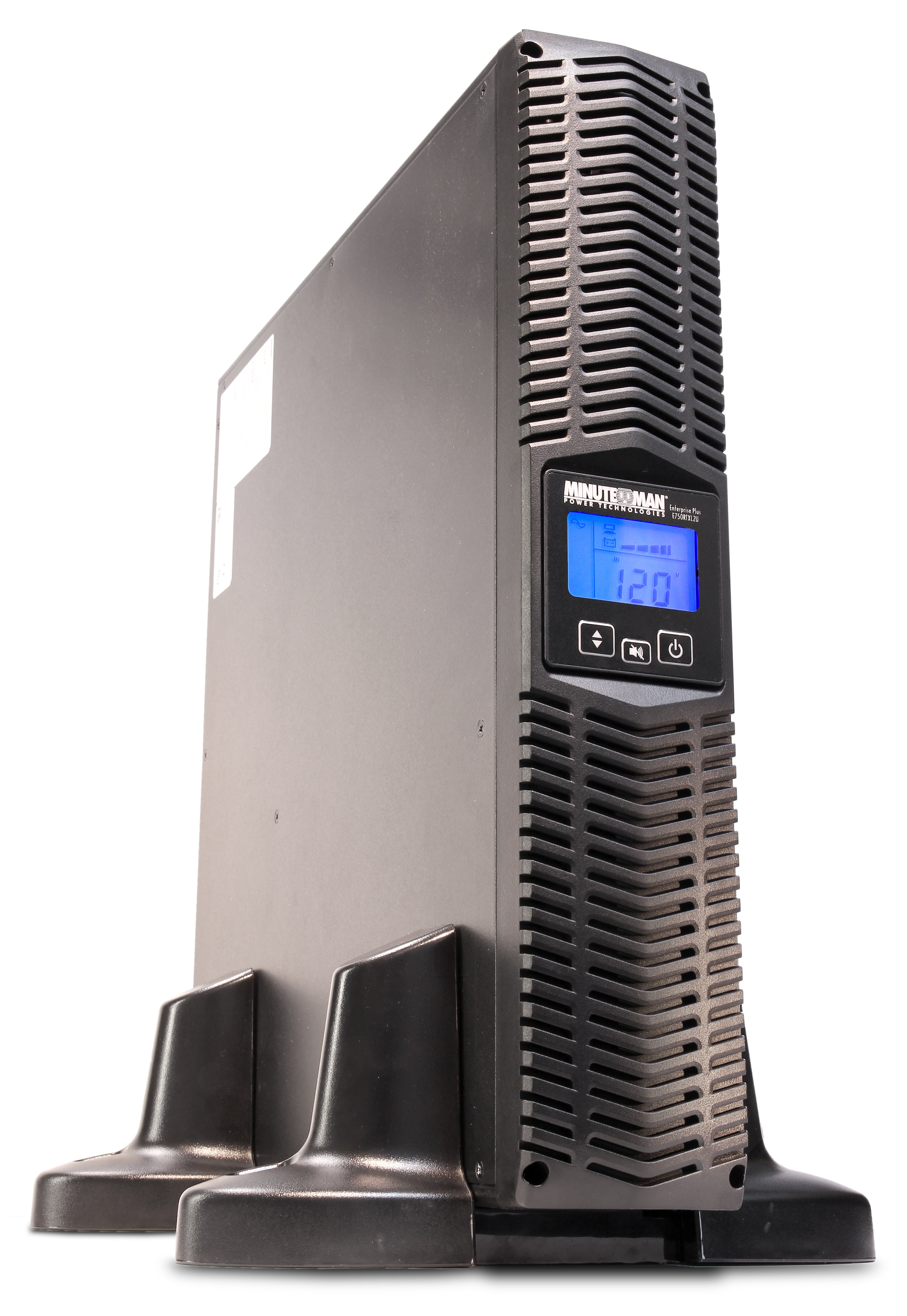 Minuteman - E1500RTXLT2UNC - EnterprisePlus LCD Series true sine wave, extended runtime, line-interactive UPS, rack/tower/optional wallmount, LCD display
