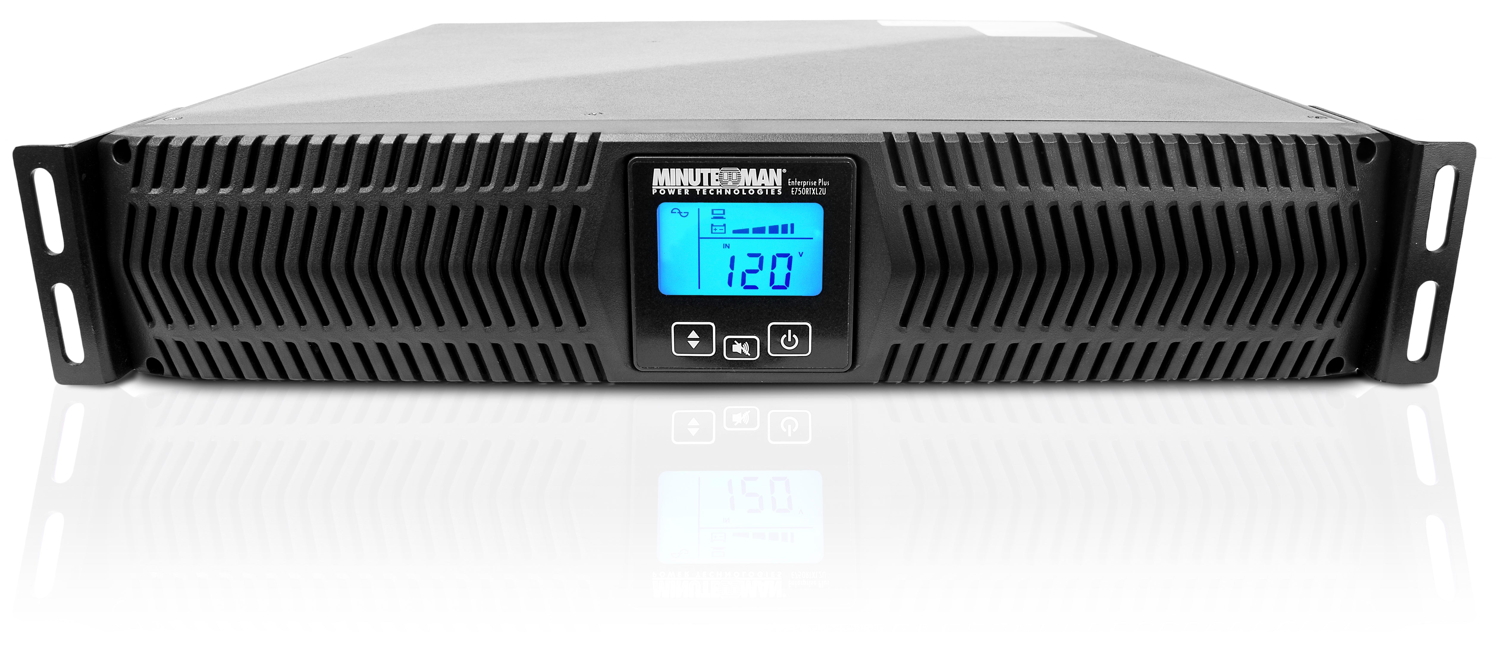 Minuteman - E3000RTXL2UNC - EnterprisePlus LCD Series true sine wave, extended runtime, line-interactive UPS, rack/tower/optional wallmount, LCD display